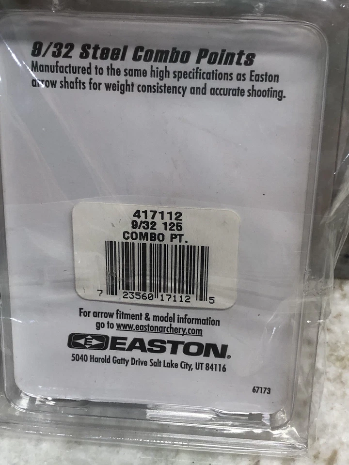 Envío N 24 horas. Puntos combinados de acero New-E Easton Points 19/32. 125 gr. 417112 Foto 4 de 4