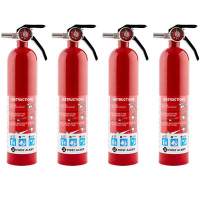 First Alert Home Fire Extinguisher 4 Pack Multi Purpose Safety Hardware