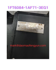 1FT6084-1AF71-3EG1 Used servo motor test OK, fast shipping, DHL/FEDEX/UPS