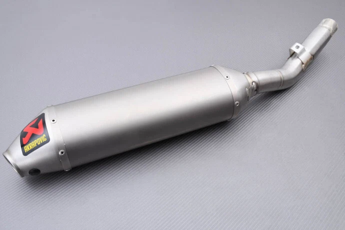 Silenciador de escape antideslizante de titanio AKRAPOVIC SUZUKI RMZ 250 2004-2006 Foto 2 de 4