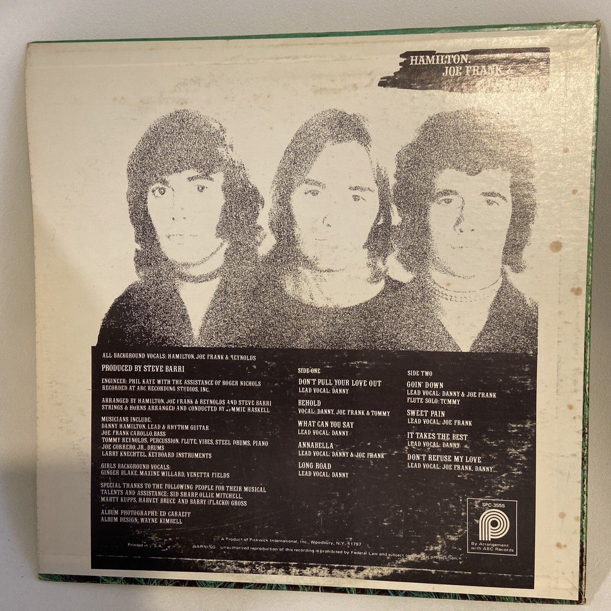 Hamilton, Joe Frank & Reynolds - Don