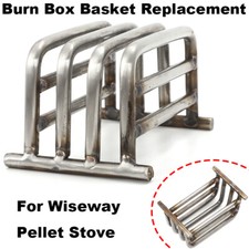 Bruciatore Cestello Pentola Ricambio Inox per Stufa a Pellet Wiseway Alimentata a Gravità