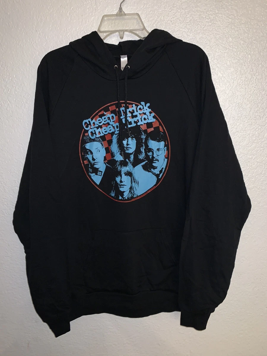 NEW MENS XL X LARGE CHEAP TRICK PUNK ROCK BAND HOODIE SWEATSHIRT