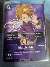 Digimon Card Game Matt Ishida BT2-090 Official Tournament Pack Vol 3 ENGLISH
