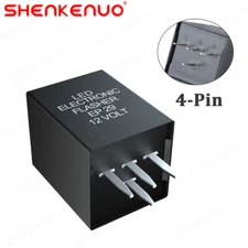 4-Pin LED Electronic Flasher Relay Fix Car Turn Signal Blinker Lights EP29 12V