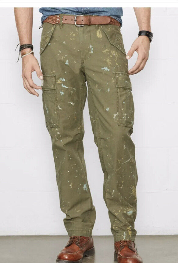 Ralph Lauren Polo 30 Green Military Cargo Tactical Pants RRL Ralph Lauren Polo 30 Green Military Cargo Tactical Pants RRL