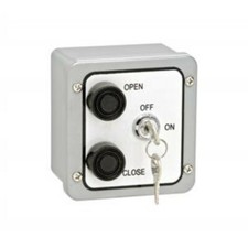 MMTC 2BXL Exterior 2 Button Lockout Surface Mount Control Station Metal Box NO
