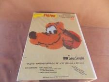 Pluto Shaped Wall Hanging Latch Hook Kit L-105 Sew Simple NIP