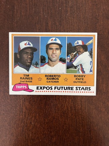 1981 Topps Baseball # 479 Tim Raines RC Rookie Montreal Expos HOF Free Shipping!