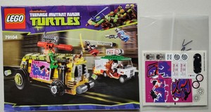 Lego Teenage Mutant Ninja Turtles 79104 Shellraiser Street instruction & sticker | eBay