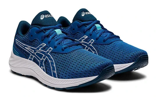ASICS Scarpe da ginnastica bambina ragazzo Gel Excite 9 blu originali nuove taglia 5 5