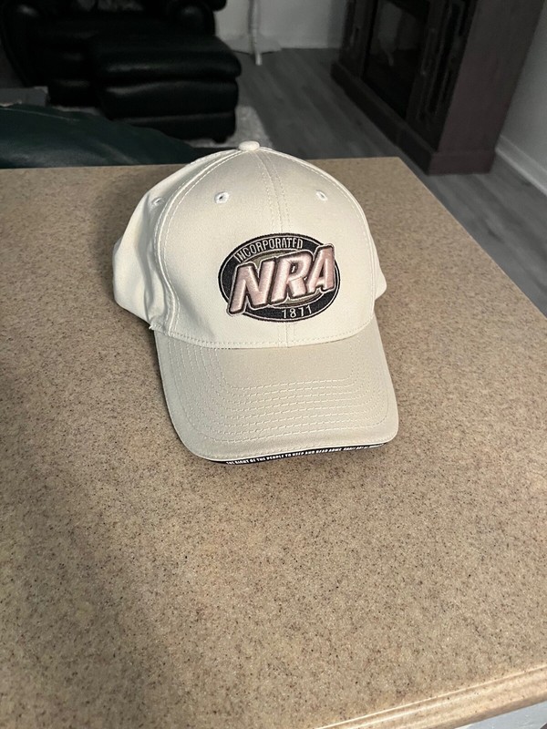 NRA Incorporated 1871 Baseball Cap Adjustable Beige