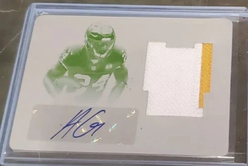 Rare! Antonio Gibson Auto Patch Plate! 1 Of 1 SSP