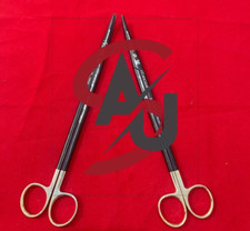 2X AESCULAP BC277B Curved Durotip Supercut Delicate Noir Metzenbaum Scissor 9"
