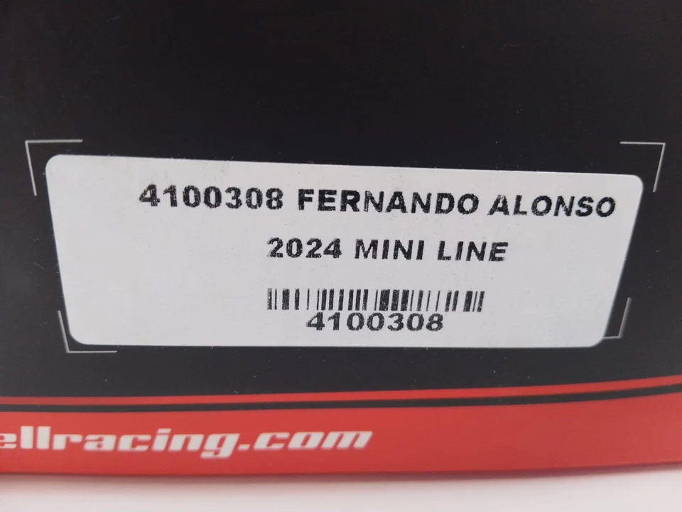 Bell Mini Line Helmet Fernando Alonso Aston Martin F1 2024 1/2 4100308 - Immagine 4 di 4