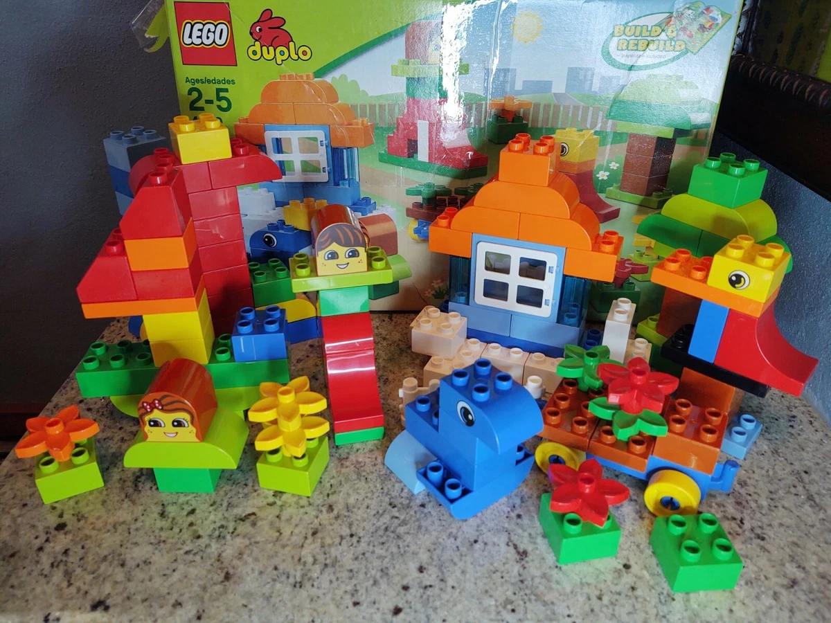 Retired 2012 LEGO 4629 Duplo Build and Play Box Used includes