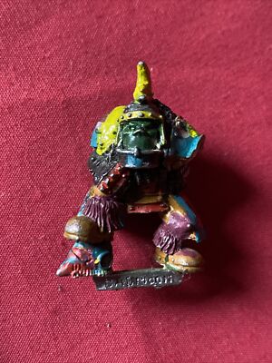 Space Ork Goff Skarr Boy Nob Warlord Metall OOP Roguetrader Warhammer 40k (P50)