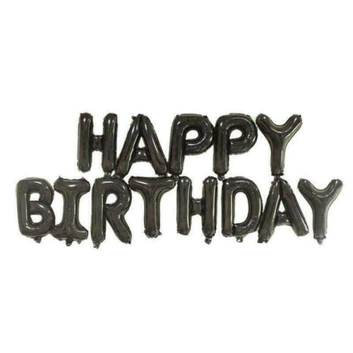 16" Happy Birthday Foil Balloons Banner Bunting Party Decoration Inflating Decor - Picture 15 of 16