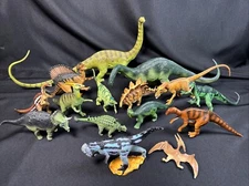 Vintage Carnegie Collection Safari Ltd. Brand Dinosaur Figure Lot x 15