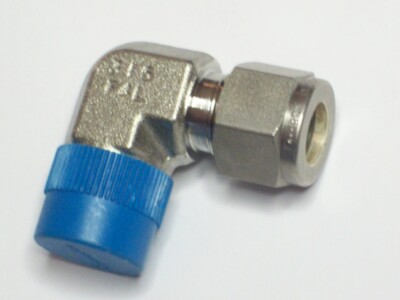 1- Swagelok Stainless Steel Elbow Fitting, 3/8'' Tube x 3/8'' Male NPT, SS-600-2-6