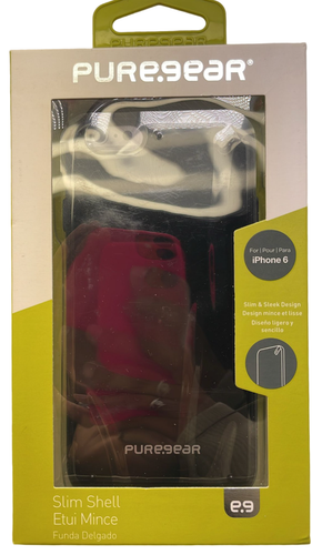 PureGear Slim Shell Case for iPhone 6, Black - 第 1/6 張圖片