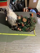 Christmas Santa Claus Doll Figurine Statue Tabletop Decor Floor