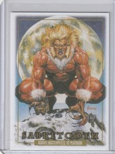 SABRETOOTH 2024 Marvel Masterpieces 92 Platinum #78 Canvas Parallel Card