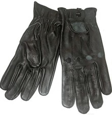 MEN'S CHAUFFEUR REAL LEATHER CAR DRIVING GLOVES, Large