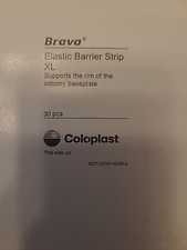 NEW Coloplast REF 12076 Brava XL Elastic Barrier Strips Box Of 30 *FAST SHIPPING