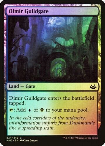 MTG Dimir Guildgate **FOIL** Modern Masters 2017 NM - Fast Free Shipping! - Picture 1 of 1