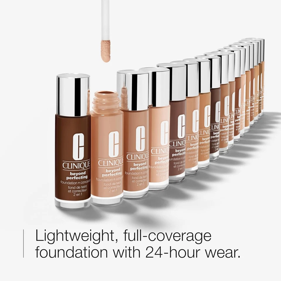 Clinique Beyond Perfecting Liquid Lightweight Full Coverage Foundation 1FL OZ - Image 2 of 4