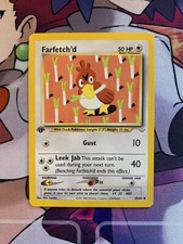 1st Edition Farfetch’d 43/64 Neo Revelation WoTC Vintage Pokémon TCG - NM/MT