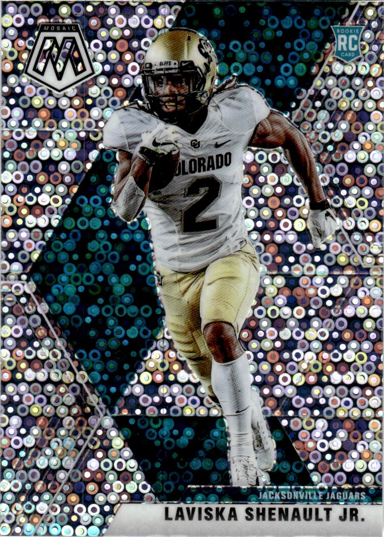 2020 Panini Mosaic No Huddle Laviska Shenault Jr. RC Jacksonville Jaguars #217