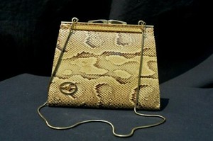 python skin handbag