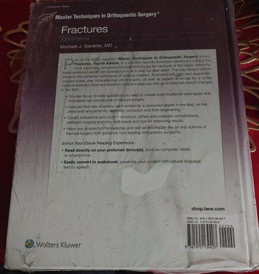 Fractures 第四版 Michael J. Gardner Master Techniques in Orthopaedic Surgery: Fractures