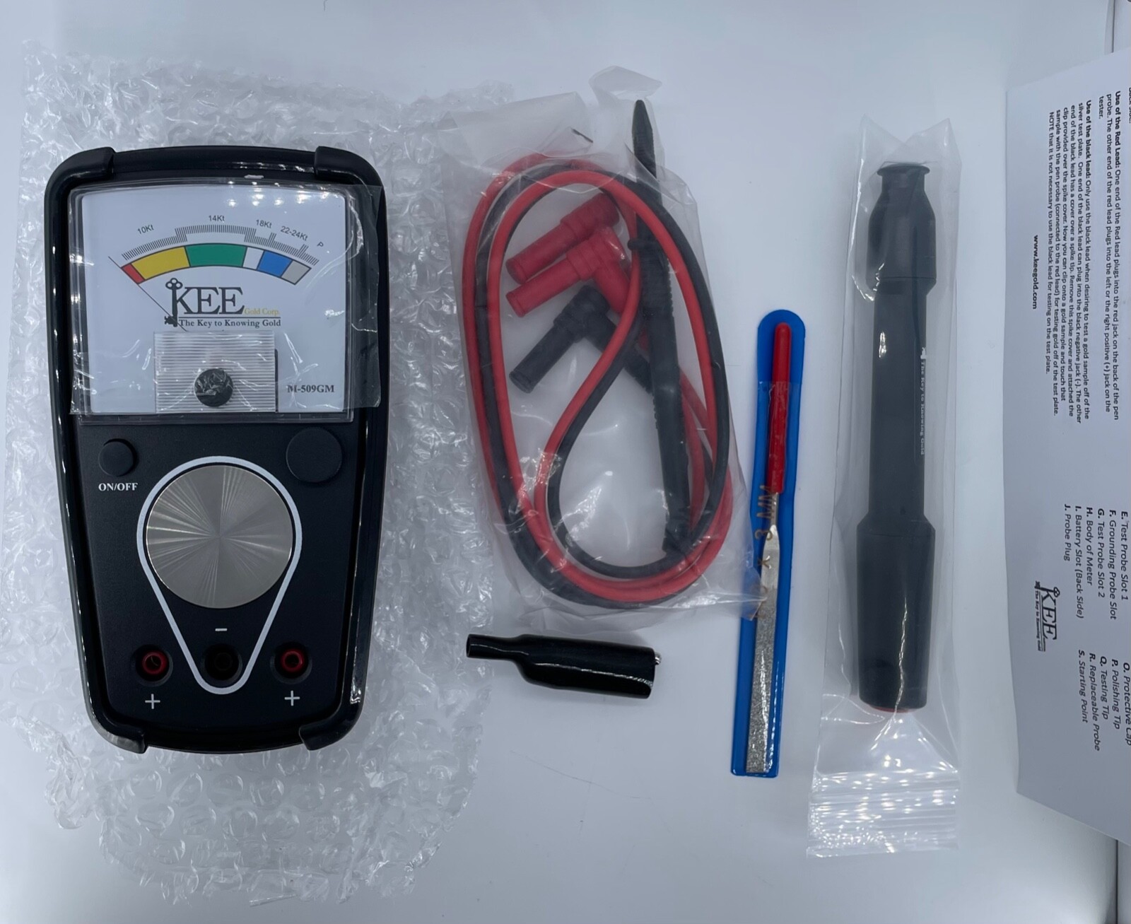 Brand New KEE Gold Tester In Box w/ Tech Support! M509GM New Model eBay