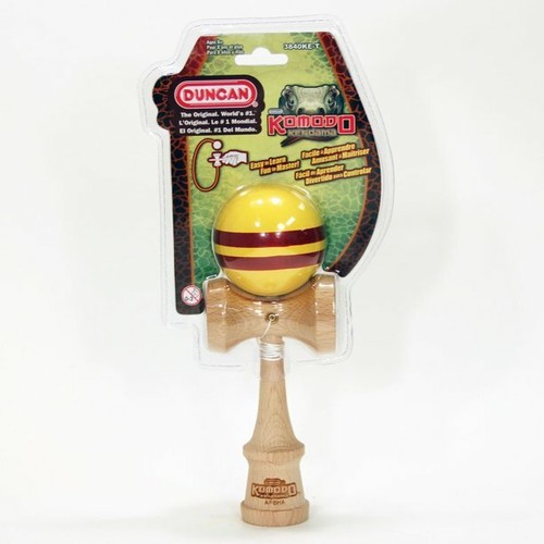 Duncan Komodo Kendama (3840KE-T) - Easy to Learn, Fun to Master! (Yellow / Red) - Picture 3 of 3