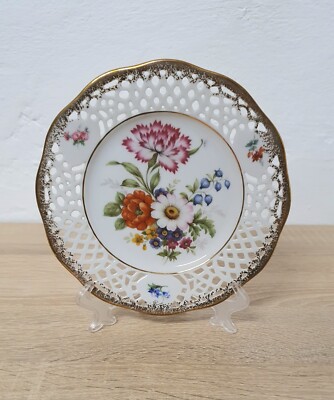 Bavaria Arabella Atelier Wandteller Dekoteller Sammelteller Porzellan Vintage