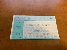 1994 Quad City Thunder v Grand Rapids Mackers CBA Basketball Ticket 