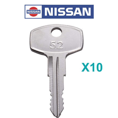 Replacement Nissan Forklift Ignition Keys Fits Older Nissan ForkLifts X7 G4 eBay