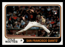 Cole Waites 2023 Topps Heritage #258 RC Rookie Centered Mint
