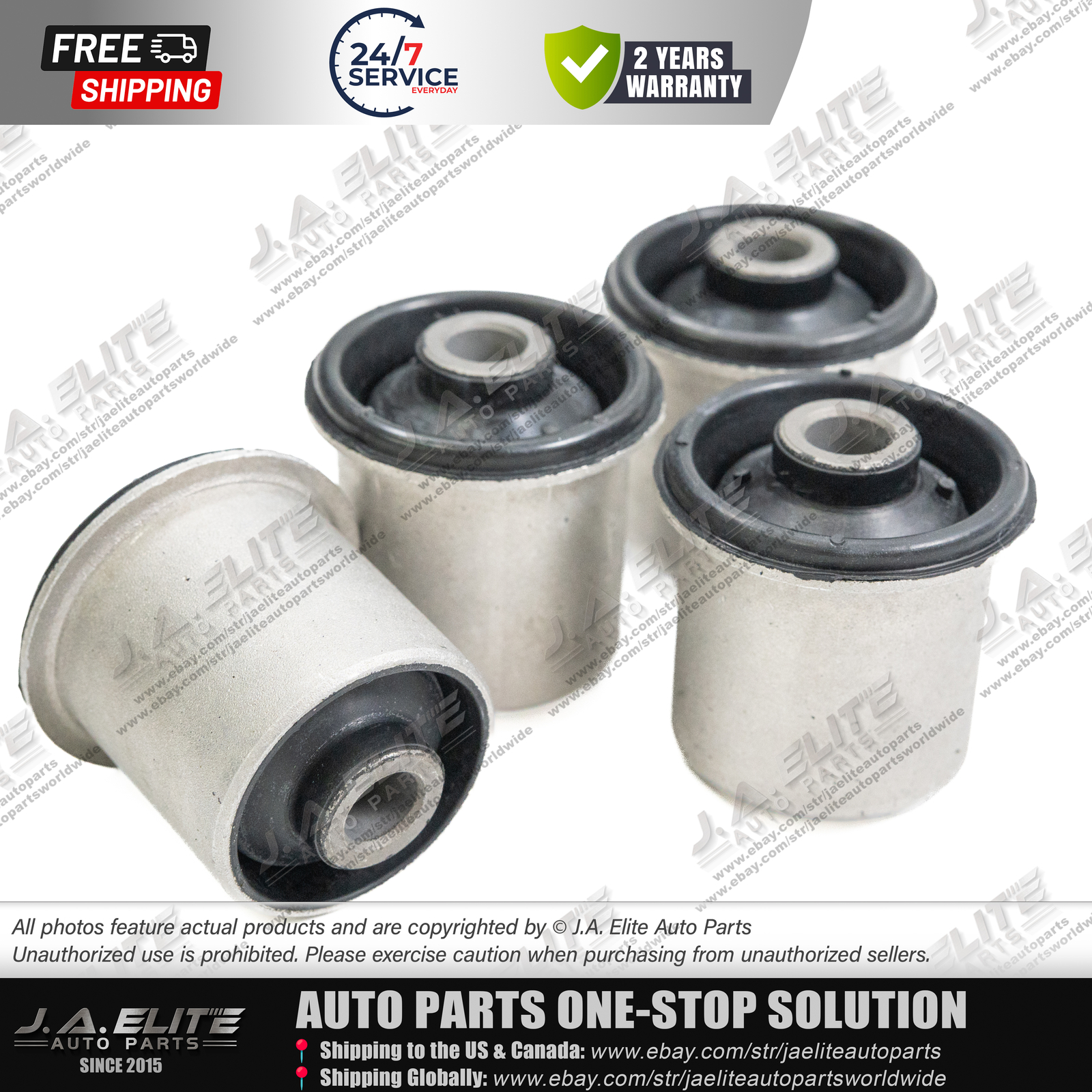 8pcs Front Upper &Lower Control Arm Bushing Kit fit Bentley Mulsanne