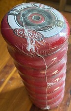 NEW Vintage Easton Volcanix 80mm-74a Inline Wheels Red 8-Pack