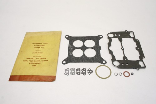 Kit De Joints Carburateur Mercury 430CI V8 1959 - Pièce Vintage NOS Pour Restauration Auto