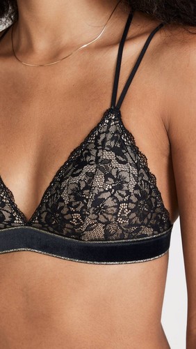 Bralette WACOAL B.TEMPT’D 935204 ENCAJE ENCUENTRO NEGRO GRANDE NUEVO SIN ETIQUETAS - Imagen 3 de 5