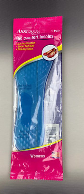 Women's Shoes Silicon Insoles, Assured Women's Gel Comfort Insoles
