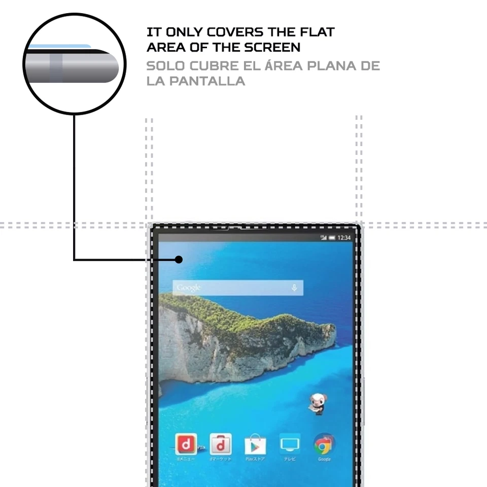 ANTISHOCK Screen protector for Tablet Sharp Aquos Pad SH-06F - Image 4 of 4