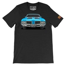 1971 olds 442 W Legend Classic Car, Men's Birthday Gift T-shirts  Made in USA