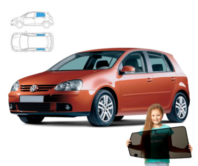 Sonnenschutz f. VW Golf 5 V  hatchback 03'-09' Blenden hinten 2-teilig