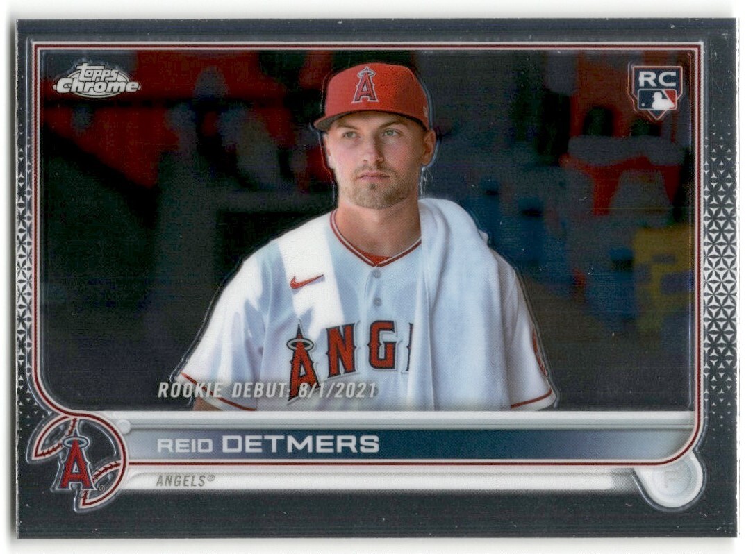 2022 Topps Chrome Update Reid Detmers #USC90 RC Los Angeles Angels Baseball